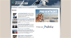 Desktop Screenshot of flygklubben.nu