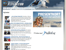 Tablet Screenshot of flygklubben.nu